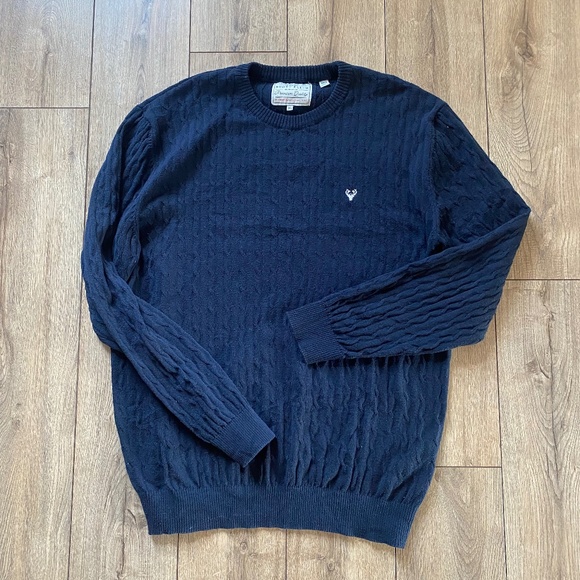 Scott Ellis mens XL classic sweater dark blue - Picture 1 of 8
